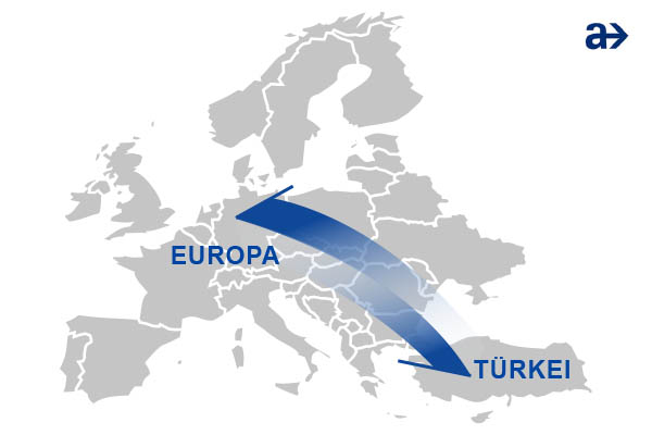 Transporte Spedition Türkei Karte Türkei